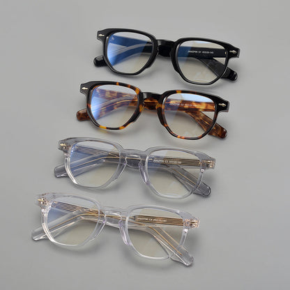 Retro Square Acetate Glasses Frames additional product view