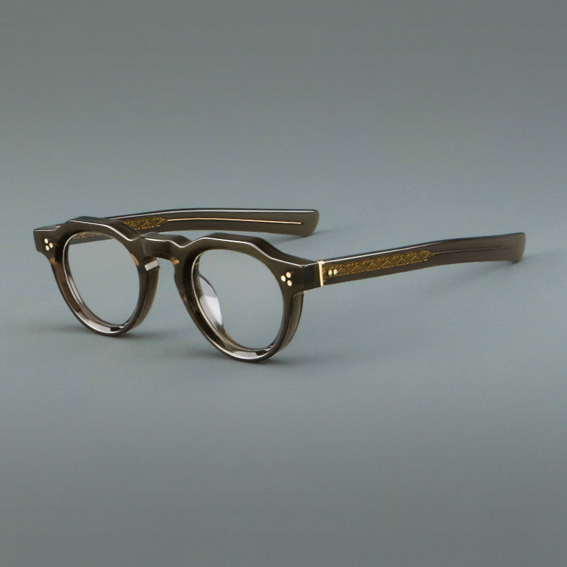 Vintage Geometric Acetate Glasses Frames