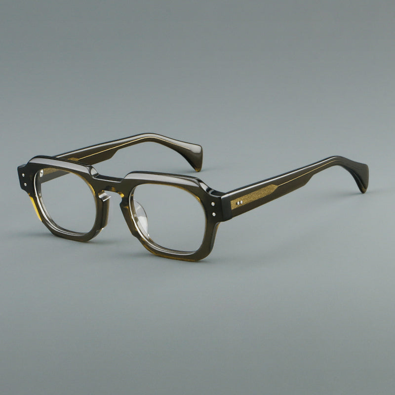 Retro Square Acetate Glasses Frames