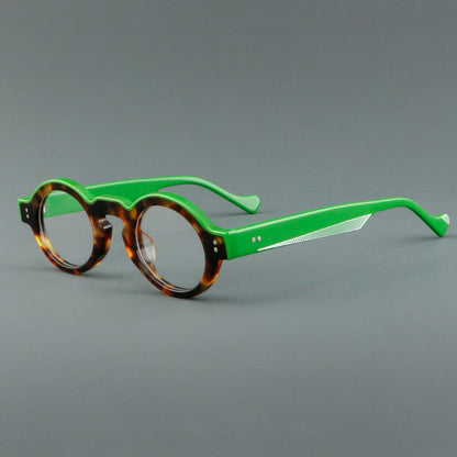 Retro Oval Acetate Glasses Frames additional product view