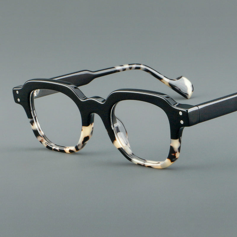 Retro Square Acetate Glasses Frames