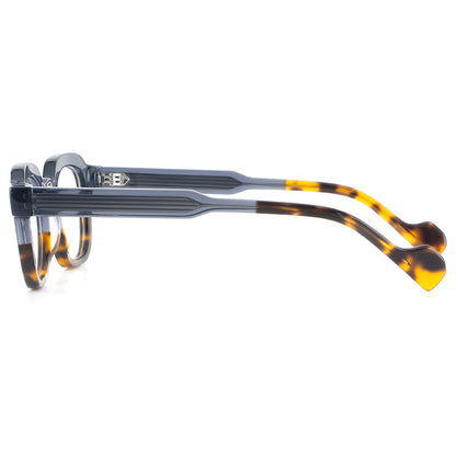 Retro Square Acetate Glasses Frames lens detail