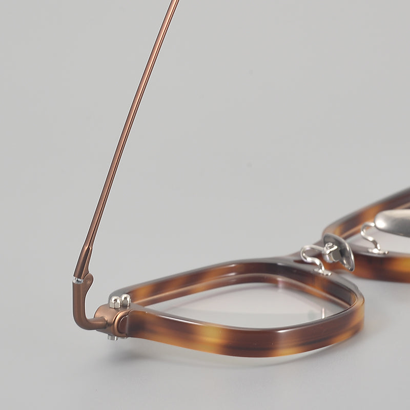 Retro Square Titanium Glasses Frames