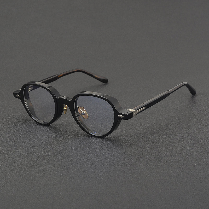 Retro Round Acetate Glasses Frames