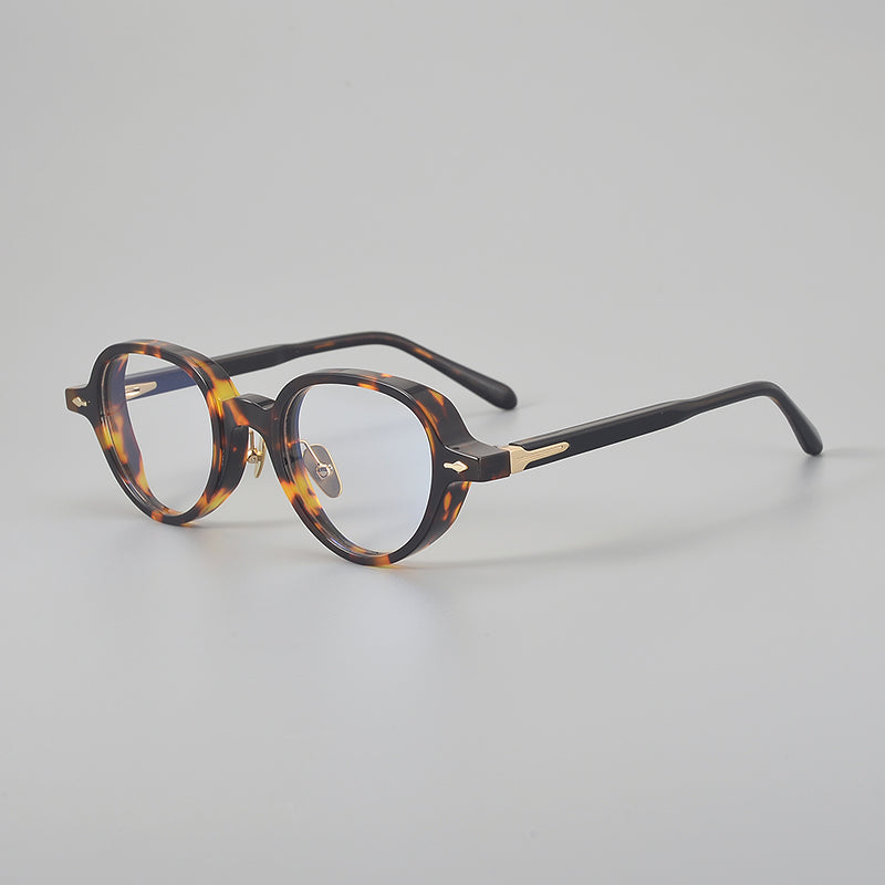 Retro Round Acetate Glasses Frames