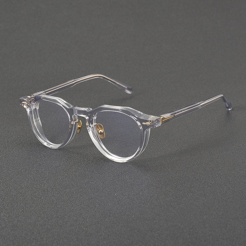 Retro Round Acetate Glasses Frames