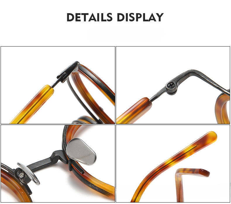 Vintage Round Titanium Glasses Frames