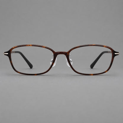 Soft oval plastic eyeglasses with a narrow bridge and gently rounded outer corners in Tortoiseshell, front view additional product view