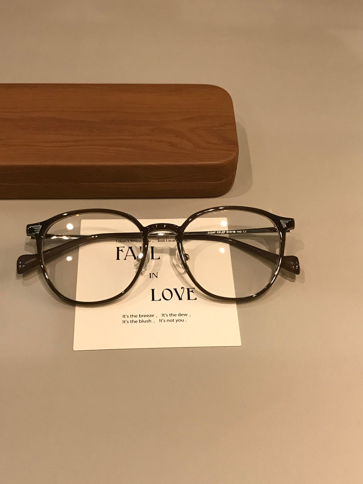 TR90 Eyeglass Frames with a Rounded Front, Black, Gray, Latte Brown or additional product view