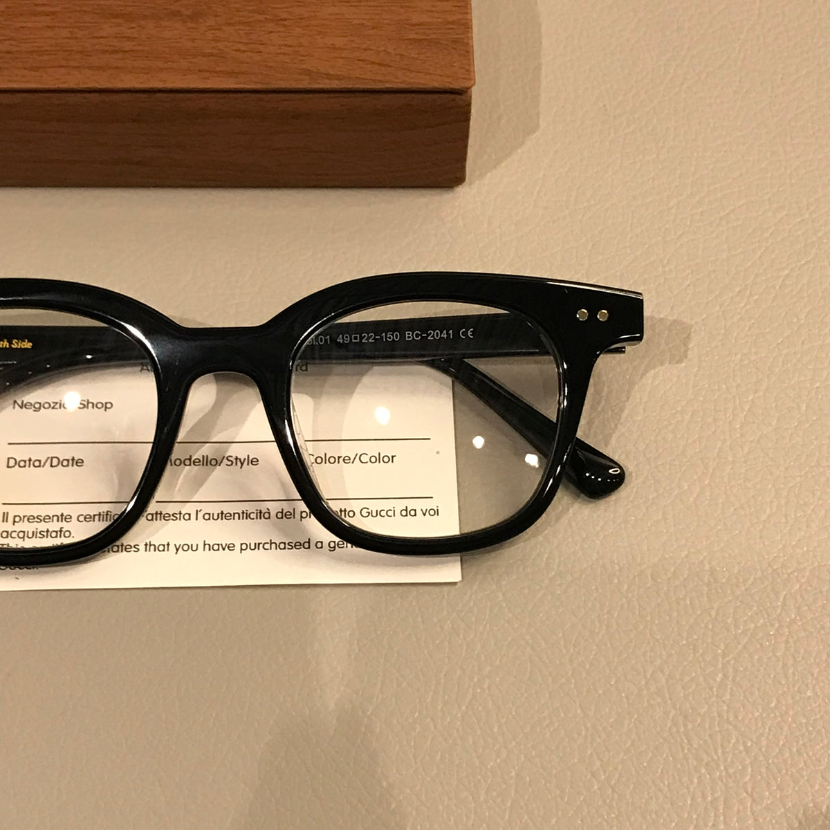 Retro Rectangular Eyeglass Frames with Paired Corner Rivets, Tortoises temple detail