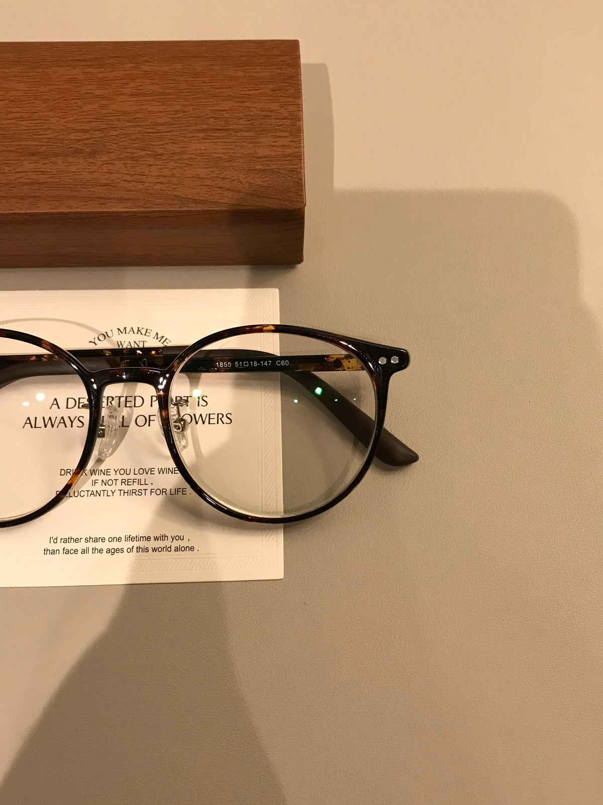 Retro Rounded Eyeglass Frames with a Raised Bridge, Tortoiseshell and Solid Colors