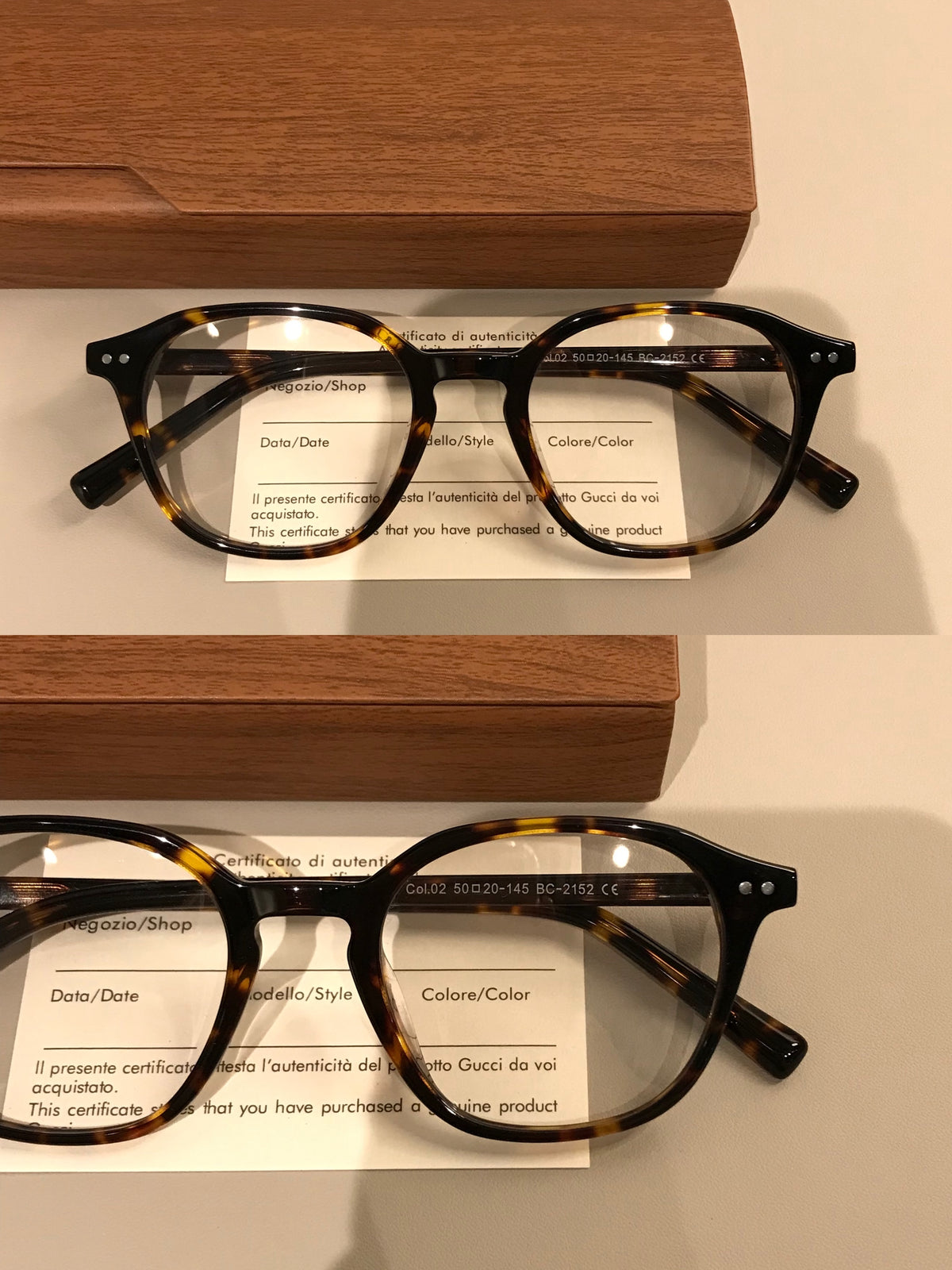 Retro Eyeglass Frames with a Rounded Front and Broad Temples, Four Col additional product view