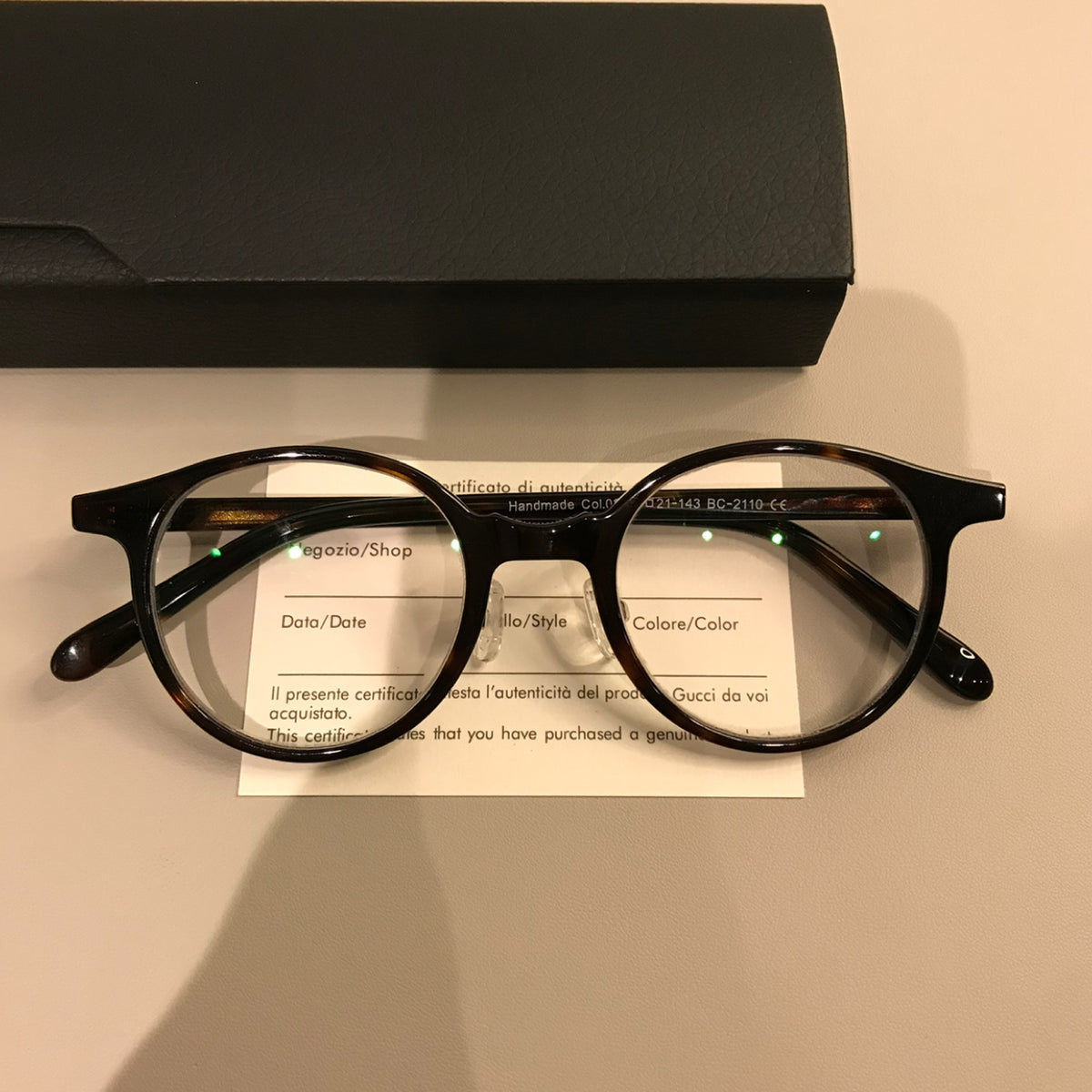 Compact Boston-Style Round Eyeglass Frames, Tortoiseshell, Black or Tr - Tortoiseshell