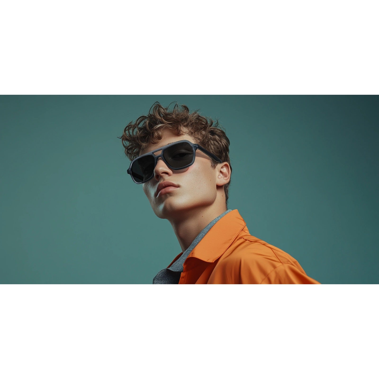 Acetate Tortoise Pilot Polarized UV400 Sunglasses | Classic Unisex Shades – CINILY UK additional product view