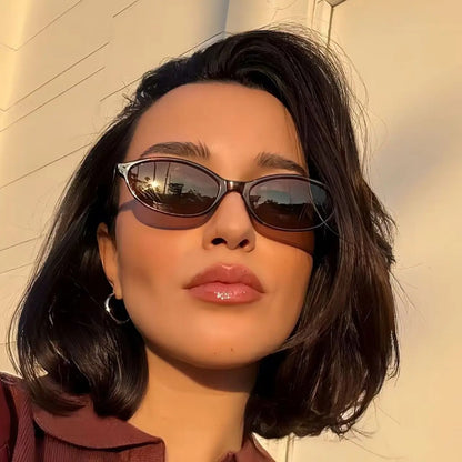 Small Cat Eye UV400 Sunglasses | Retro Women’s Fashion Shades – CINILY UK additional product view