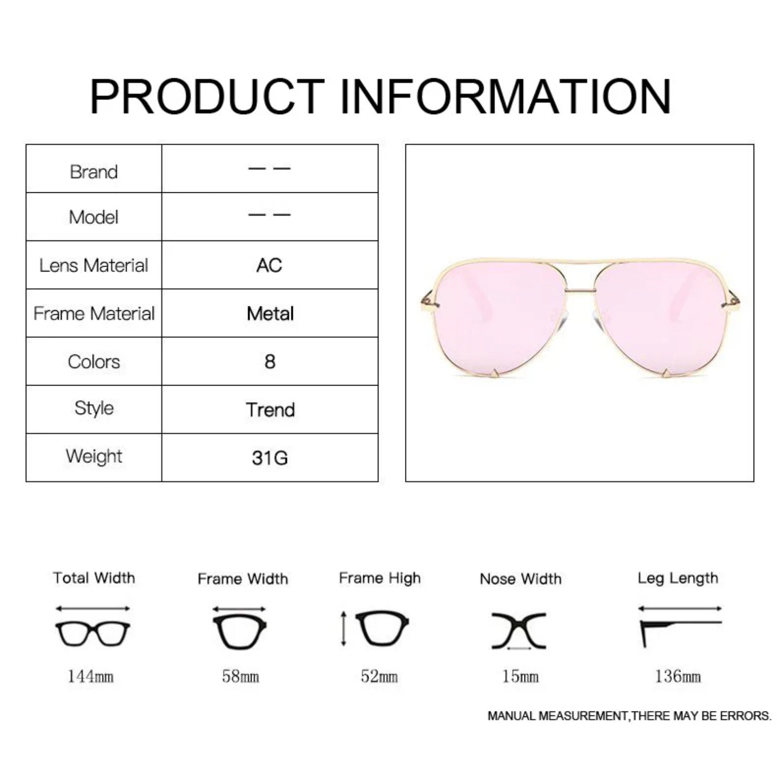 Aviator Gradient Mirror Sunglasses | Retro Women’s Driver Shades – CINILY UK additional product view