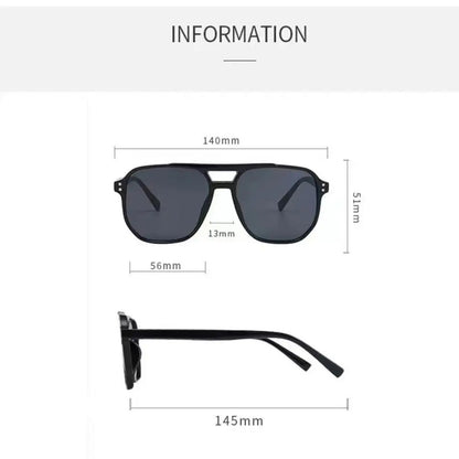 Punk Square UV400 Sunglasses | Bold Retro Unisex Shades – CINILY UK temple detail