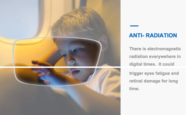 Anti Blue Light Progressive Multifocal Lenses