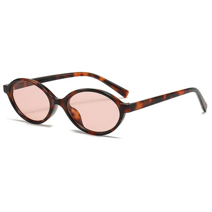 Small Oval UV400 Sunglasses | Vintage Unisex Fashion Shades – CINILY UK frame detail