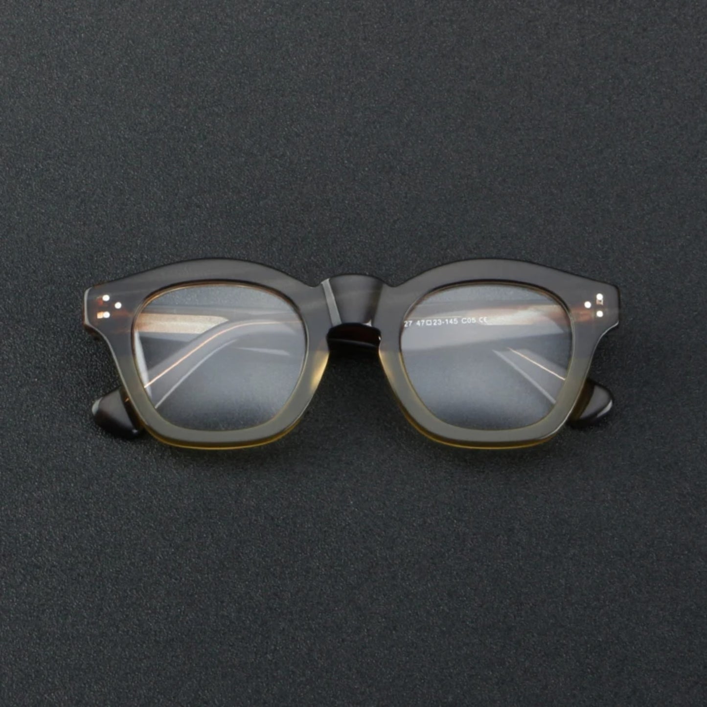 Acetate Small Two-Tone Eyeglasses