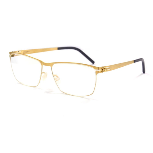 Stainless Steel Screwless Square Eyeglasses | Ultra-Light Business Optical Frames – CINILY UK