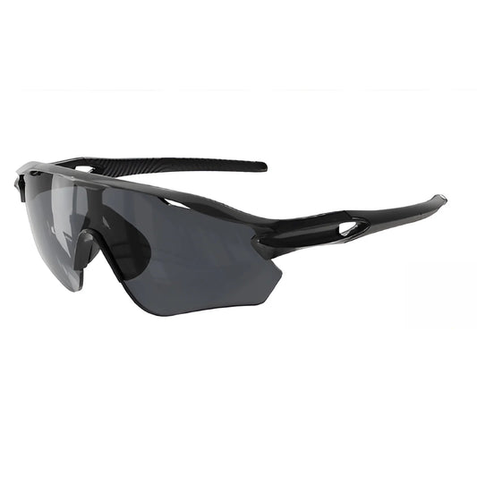 TR90 Half-Rim Cycling Sunglasses with UV Protection and Windproof Coverage