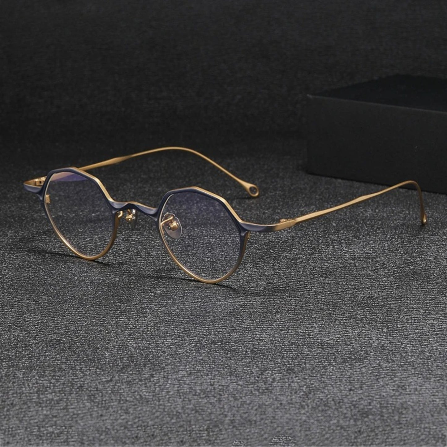 Titanium Small-Fit Round Prescription Eyeglasses
