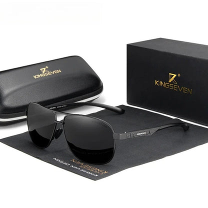 Aluminum Pilot Polarized UV400 Sunglasses | HD Driving Shades – CINILY UK additional product view