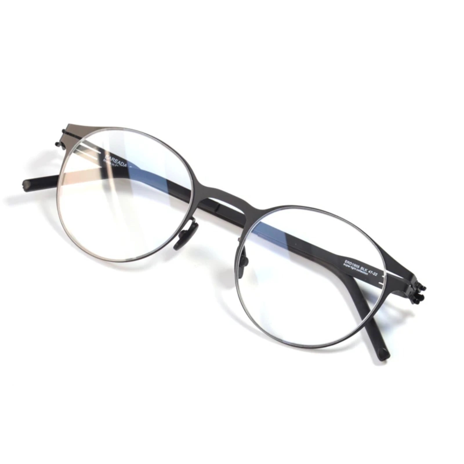 Stainless Steel Screwless Round Eyeglasses | Ultra-Light Retro Optical Frames – CINILY UK frame detail